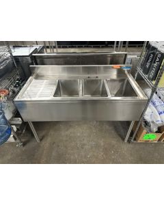 Underbar 3 Compartment Sink With Left-Side Drainboard
